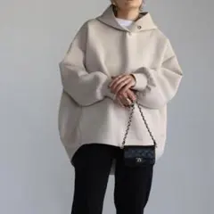 【未使用　Bonjour Sagan】ダンボールバルーンパーカー　Freeサイズ