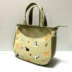 ラウンドトートバッグハンドメイド