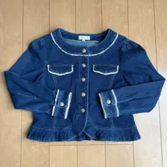 anyFAM エニィファム　デニムジャケット・ブルゾン130㎝ 女の子