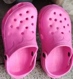 【未使用】クロックス風　サンダル　レディース　ピンク　21cm（EU33）