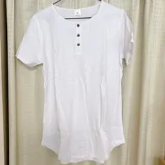 Tシャツ おしゃれ ホワイト 白 メンズ XL 長め シンプル 白シャツ 半袖