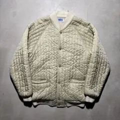 80s asics MA-1タイプ キルティング パデッドジャケット