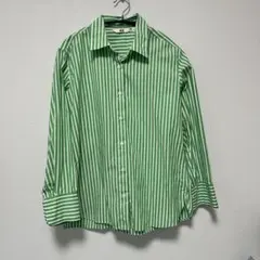 UNIQLO ユニクロ　ストライプ長袖シャツ Sサイズ
