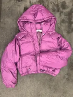 SLY フード付きパープルジャケット