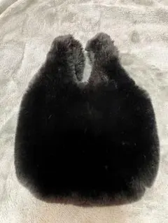 フェイクファーミニトートバッグ