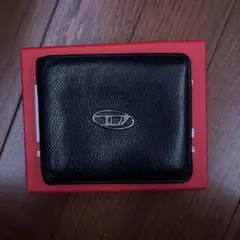 DIESEL ブラック 二つ折り財布