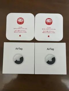 新品未開封　エアタグ　Apple AirTag 2個セット だるま 2026年