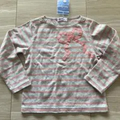 familia リボン　ボーダー　 長袖カットソー