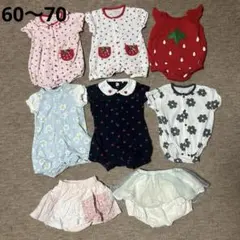 ✳︎美品✳︎ロンパースまとめ売り女の子夏服のサムネイル