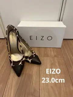 EIZO 美品　アニマル柄 ハイヒール 23cm ヒール約8cm パンプス