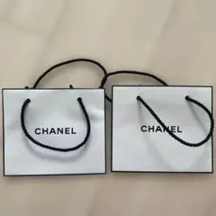 CHANEL ホワイト紙袋 2個セット