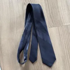 FAIRFAX ブラック ストライプ ネクタイ