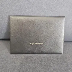 ブラック名刺入れ レザー風