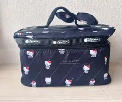 【新品】キティーちゃんｘレスポートサック大容量ポーチ　化粧ポーチ　バニティポーチ