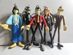 ルパン3世　ベンダブルキーホルダー　５体セット