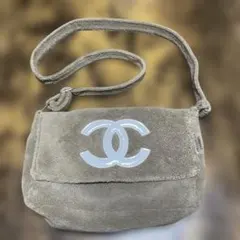 y。シャネル。ノベルティ。ショルダーバッグ CHANEL（シャネル） 未使用品 ノベルティ パイル地 ショルダーバッグ