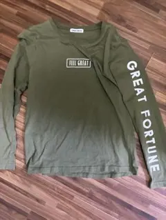 FEEL GREAT 左袖にもプリントあり！^_^150cm カッコいい！