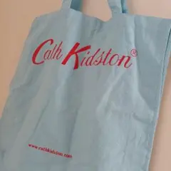 Cath Kidston キャス・キッドソン　水色 エコバッグ　トート　ロゴ