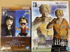 ワンピース ルフィ&ニコ・ロビン The出航サンジ