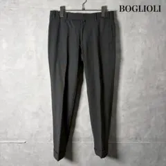 BOGLIOLI センタープレス スラックスパンツ　グレー N2755のサムネイル