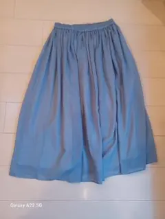 お値下げ❗BEAMS LIGHTS ライトブルー フレアスカート