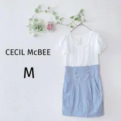 【CECIL McBEE】 チュニックワンピース （M） ウエスト切り替え