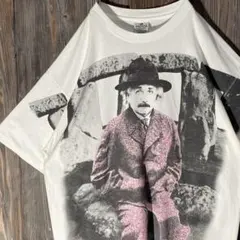 希少 90s Einstein アインシュタイン アートT XL Art Tee - メルカリ