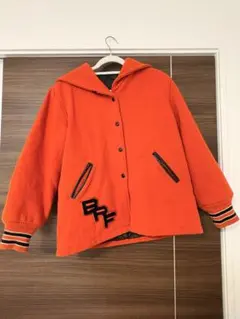 BRF刺繍オレンジフードジャケット