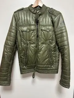DIESEL オリーブグリーン ライダースジャケット