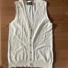 EAST BOY ホワイト スクールベスト サイズ11