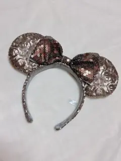 ミッキーマウス耳カチューシャ スパンコール
