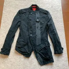 ワイズ　RED LABEL ウール　アシンメトリーナポレオンジャケットのサムネイル