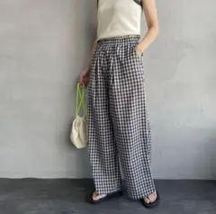 UNIVERSAL OVERALL イージーワイドパンツ