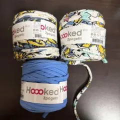 玉売⭐1玉 Hoooked フックドゥ ユニコーン ボーダー ファジー モケモケ
