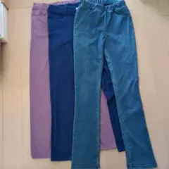 140の長ズボン2枚（トップバリュー）と150の長ズボン（Tuche）1枚
