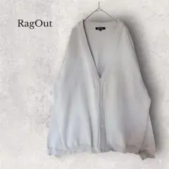 RagOut ラグアウト ニットカーディガン LL グレー メンズ　大きいサイズのサムネイル