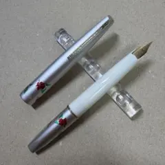 新品 廃盤 PLATINUM プラチナ 万年筆 ショート 14k 細字 いちご - メルカリ