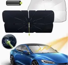 サンシェード 傘型 6層 UVカット紫外線遮蔽 折り畳み式 遮光 断熱 仮眠