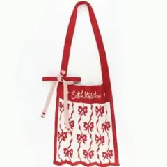 【新品タグ付】キャスキッドソンKnitty Ribbon Bow Red