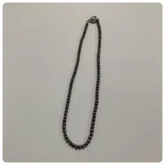 k10wg天然ブラックダイヤネックレス 訳有り！！ 20カラット