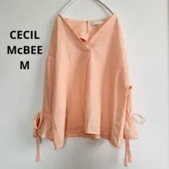 セシルマクビー CECILMcBEE ブラウス サーモンピンク オレンジ系のサムネイル
