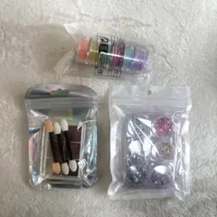 新品 未使用 ネイルアート ラメ ミラー 3点セット
