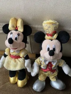 ディズニー　30周年記念　ぬいぐるみバッチ