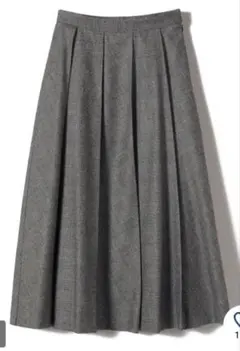 SHIPS Primary Navy Label:チェック フレア スカート