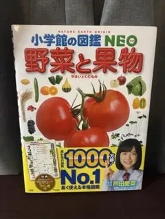 【新古品】小学館の図鑑NEO 野菜と果物　下じきつき