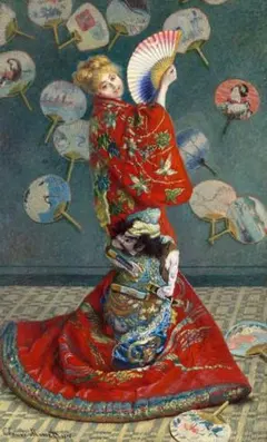 鬼頭恭子、【サパテアード】、希少な額装用画集より、新品額装付、状態