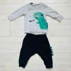 【H&M】恐竜トレーナー パンツ セットアップ スウェット ボトムス ダイナソー