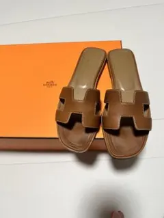 HERMES サンダル オラン ブラウンのサムネイル