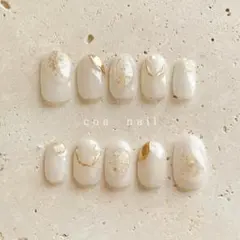 ニュアンスネイル ブライダル ネイルチップ ハンドメイド