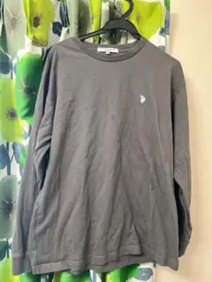 POLO Ralph Laurenグレー 長袖Tシャツ L 古着　supreme